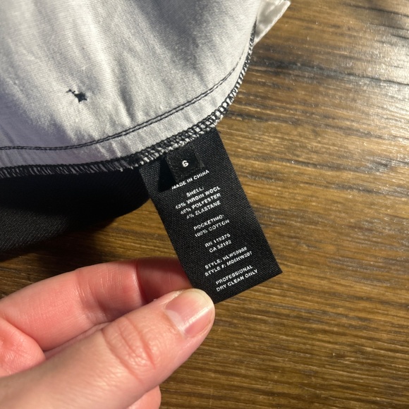 Helmut Lang Pull On Suit Pant Black - Picture 4 of 6